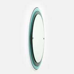 Max Ingrand Rare Oval Crystal Mirror Model 2046 by Max Ingrand - 2881984