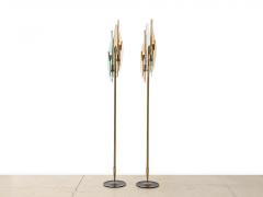 Max Ingrand Rare Pair of Dahlia Floor Lamps by Max Ingrand for Fontana Arte - 4436038