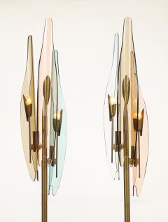 Max Ingrand Rare Pair of Dahlia Floor Lamps by Max Ingrand for Fontana Arte - 4436040