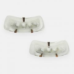 Max Ingrand Rare Pair of Large Wall Lights Model 1598 - 4238760