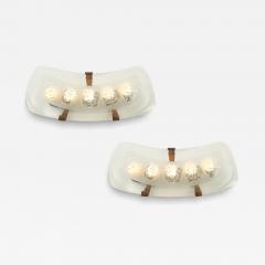 Max Ingrand Rare Pair of Large Wall Lights Model 1598 - 4242192