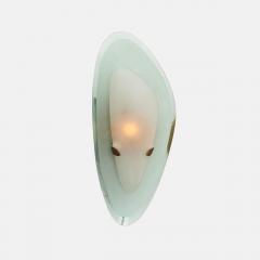 Max Ingrand Rare Pair of Sconces in Glass and Brass - 2773988