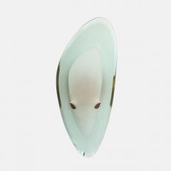 Max Ingrand Rare Pair of Sconces in Glass and Brass - 2773992