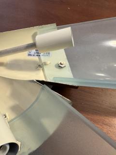 Max Ingrand Rare Pair of X Form Flush Mount by Max Ingrand for Fontana Arte - 4600716