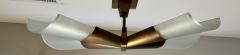 Max Ingrand Rare Pair of X Form Flush Mount by Max Ingrand for Fontana Arte - 4600720