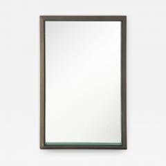 Max Ingrand Rare Rectangular Brass and Colored Glass Mirror Model 2172A - 4401754