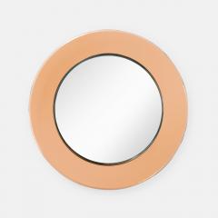 Max Ingrand Rare Round Rose Glass Mirror Model 1669 Wall Console by Max Ingrand - 4732869