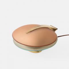 Max Ingrand Rare Table Lamp or Sconce in Rose Satin Glass and Brass by Max Ingrand - 4379638