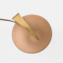 Max Ingrand Rare Table Lamp or Sconce in Rose Satin Glass and Brass by Max Ingrand - 4379643