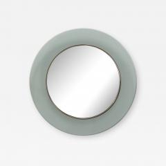 Max Ingrand Round Smoked Beveled Glass Wall Mirror Model 1669 by Max Ingrand - 4732900