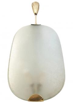 Max Ingrand Textured Glass Pendant by Fontana Arte Italy 1955 - 1092098