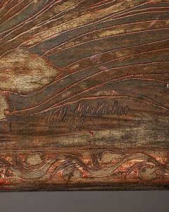 Max Kuehne Incised Silvered Low Table c 1930s - 4752603