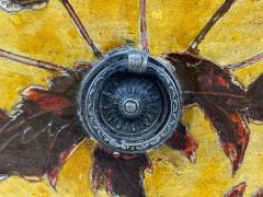 Max Kuehne Max Kuehne Silver Leaf Painted Wood Rare Commode USA 1950s - 4395146