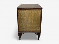 Max Kuehne Max Kuehne Silver Leaf Painted Wood Rare Commode USA 1950s - 4395147