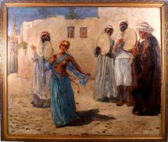 Max Rabes An Orientalist Scene with Musicians and Dancer - 4388750