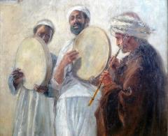 Max Rabes An Orientalist Scene with Musicians and Dancer - 4388751