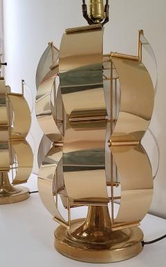 Max Sauze Max Sauze Style Table Lamps Brass Armatures C 1965 - 1157069