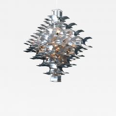 Max Sauze Vintage French Modern Cassiope Chandelier by Max Sauze - 4705169
