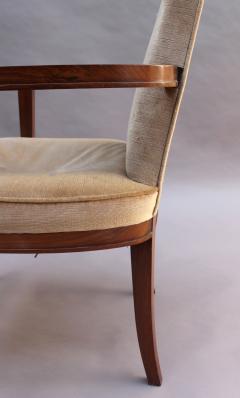 Maxime Old A Fine French Art Deco Rosewood Armchair by Maxime Old - 1685216