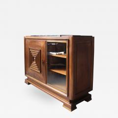 Maxime Old Fine French Art Deco Two Doors Walnut Buffet in the Manner of Maxime Old - 384332