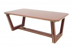 Maxime Old French 1940s Style Modern Red Lacquered Coffee Table - 726345