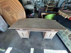 Maxime Old French Art Deco Cerused Desk - 4193533