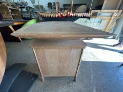 Maxime Old French Art Deco Cerused Desk - 4193562