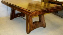 Maxime Old Maxime Old macassar ebony and bronze dining table - 3050956