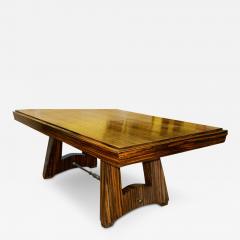 Maxime Old Maxime Old macassar ebony and bronze dining table - 3052522
