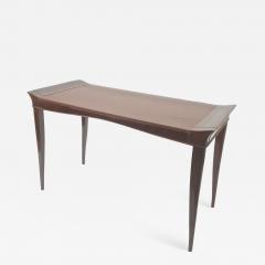 Maxime Old Maxime old exceptional slender mahogany desk with leather top - 903931