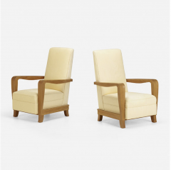 Maxime Old PAIR OF MAHOGANY ARMCHAIRS AFTER A MODEL BY MAXIME OLD - 3141018