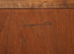 Maxime Old Pair of Mahogany and Gilt Bronze Nightstands or Side Cabinets by Maxime Old - 4712387