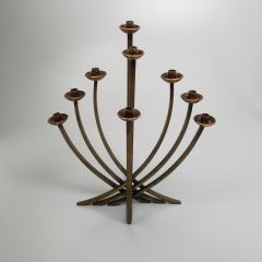 Maxwell Chayat Maxwell Chayat Rare Mid Century Modernist Menorah - 1347543