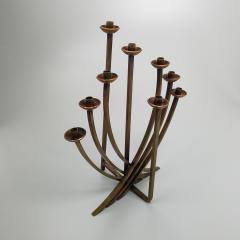 Maxwell Chayat Maxwell Chayat Rare Mid Century Modernist Menorah - 1347544