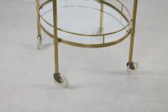 Maxwell Phillips Solid Brass Tea Trolley Attributed to Maxwell Phillips - 231549