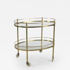 Maxwell Phillips Solid Brass Tea Trolley Attributed to Maxwell Phillips - 231977