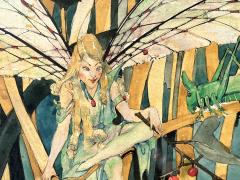 May Audubon Post Fairies among the Lily Pads Female Illustrator Fantasy - 3006751