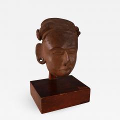 Mayan Terracotta Head Guatemalan Lowlands ca 300 600 AD - 897873