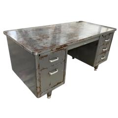 McDowell Craig Vintage Mid Century Modern Metal Tanker Desk Chair - 4541929