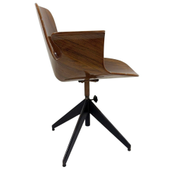 Medea Desk Chair by Vittorio Nobili for Fratelli Tagliablue Italy 1950s - 4213106