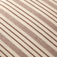 Medium Brown and White Stripe Pillow by Tensira - 3605788