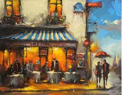 Meet in Paris Painting by Georgi Kolarov - 2133924