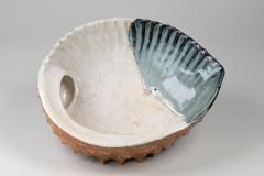Meiji Period Abalone Shell Ceramic Basin - 1650128