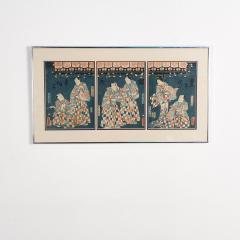 Meiji Triptych circa 1870 - 2516497