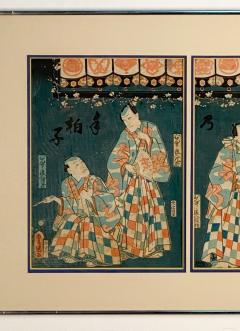 Meiji Triptych circa 1870 - 2516498