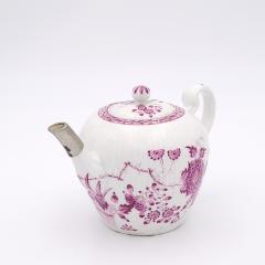 Meissen Tea Pot with Replaced Silver Spout Germany circa 1750 - 4400122