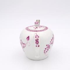 Meissen Tea Pot with Replaced Silver Spout Germany circa 1750 - 4400126