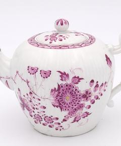 Meissen Tea Pot with Replaced Silver Spout Germany circa 1750 - 4400127