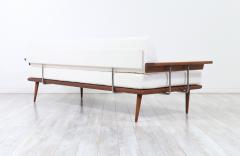Mel Bogart Mel Bogart Walnut Boucle Sofa Daybed for Felmore Associates - 3038470