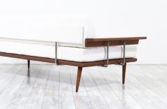 Mel Bogart Mel Bogart Walnut Boucle Sofa Daybed for Felmore Associates - 3038471